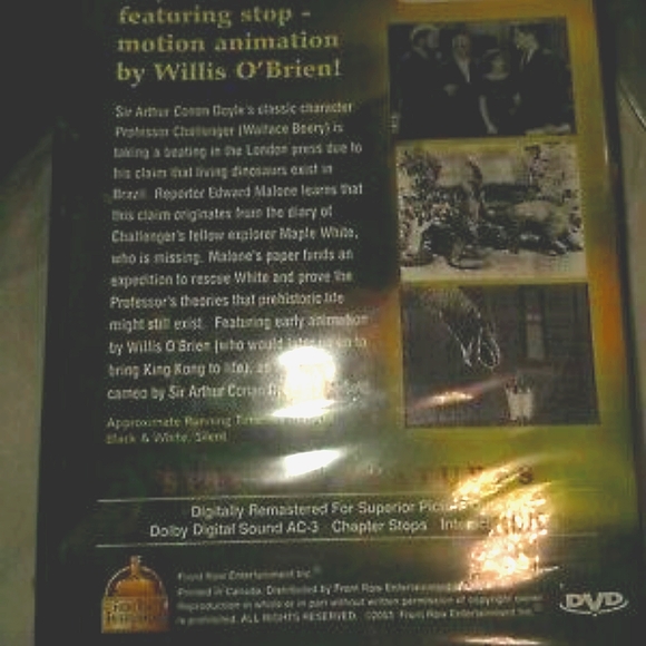 Sir Arthur Conan Doyle's THE LOST WORLD (DVD)-- BRAND NEW IN SHRINKWRAP! - Picture 3 of 3